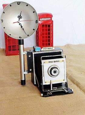 民国经典摆设老式闪光灯照相机模型摆件电影院拍摄道具SMT143