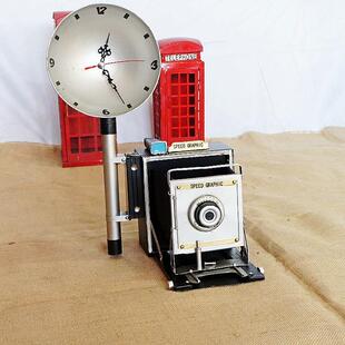 民国经典摆设老式闪光灯照相机模型摆件电影院拍摄道具SMT143