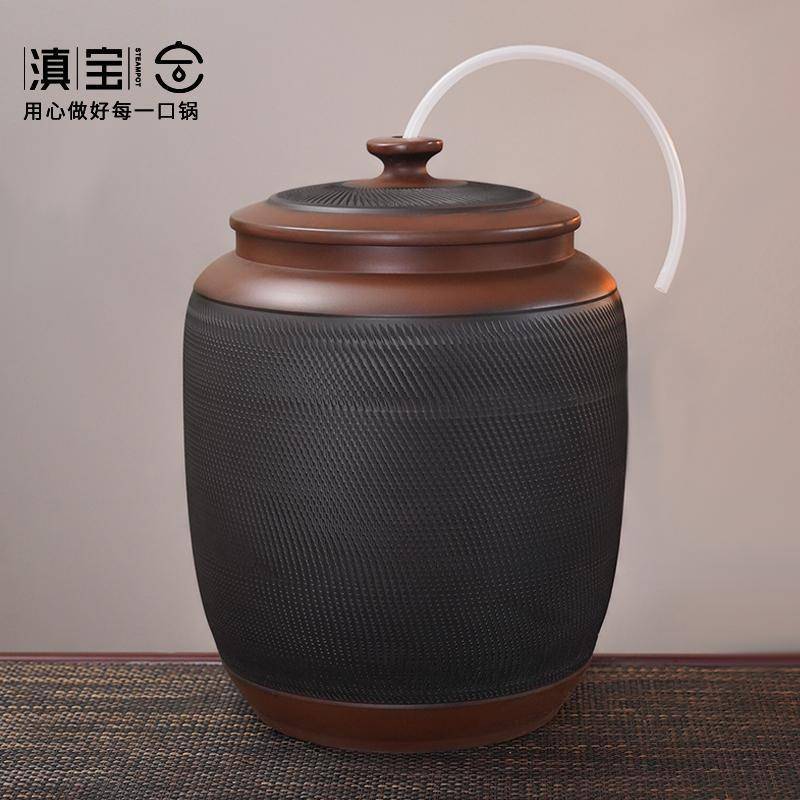 储水桶陶瓷水缸储水用家用老式带盖抽水茶台泡茶储水罐装纯净水桶