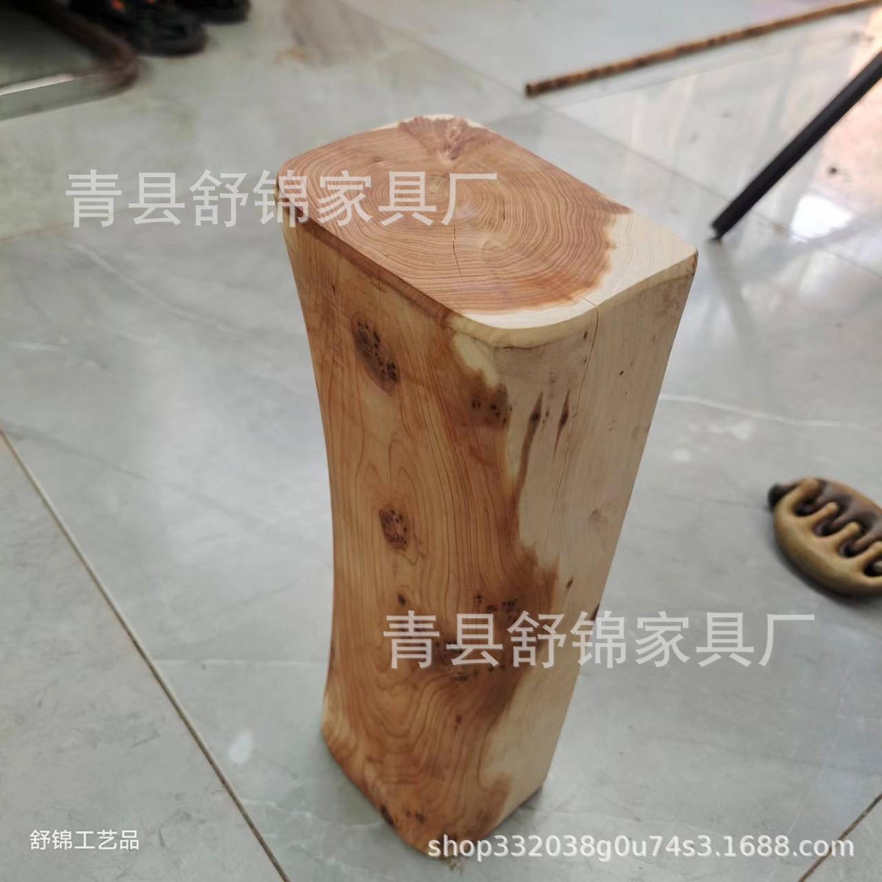 厂家直供实木太行陈化崖柏毛料摆件崖柏枕头睡枕枕头文实木工艺品