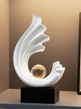 艺术酒柜装饰品办公室风生水摆件客厅家居轻奢电视柜感起