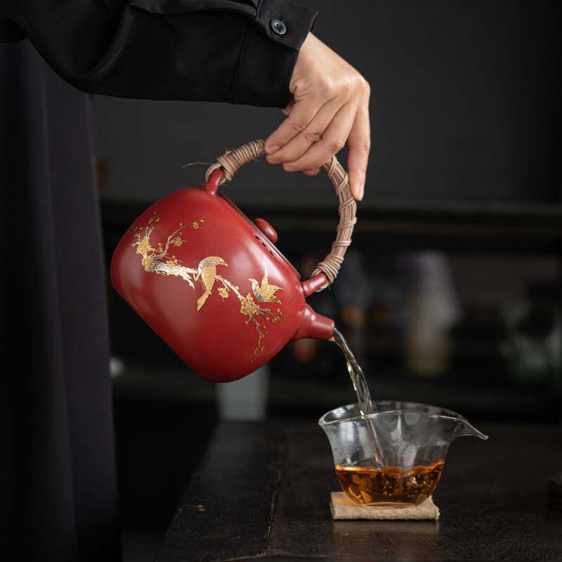 山楂红家用电陶炉煮茶器陶壶烧水壶白茶普洱煮茶壶电茶炉茶具套装