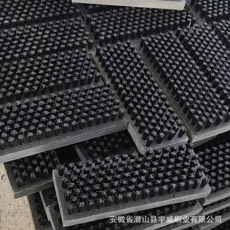 厂家现做pvc板刷台面清洗毛刷工业尼龙除尘板刷 清洁pvc板条刷图片