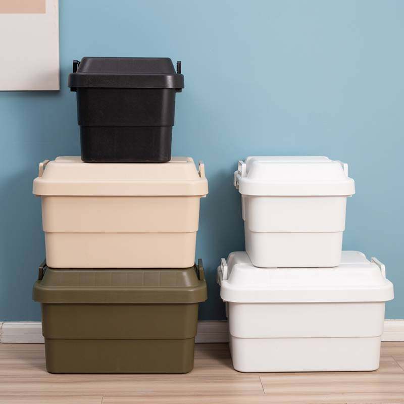 ?户外露营收纳箱车载车用后备箱塑料大号整理箱日式储物杂物箱