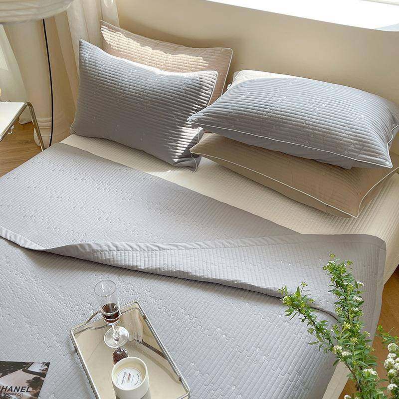 A类全棉床盖三件套纯棉绗缝榻榻米韩式加厚床单单件夹棉四季通用,床上用品,床单,淘宝优惠券,粉丝福利购,淘宝优惠卷