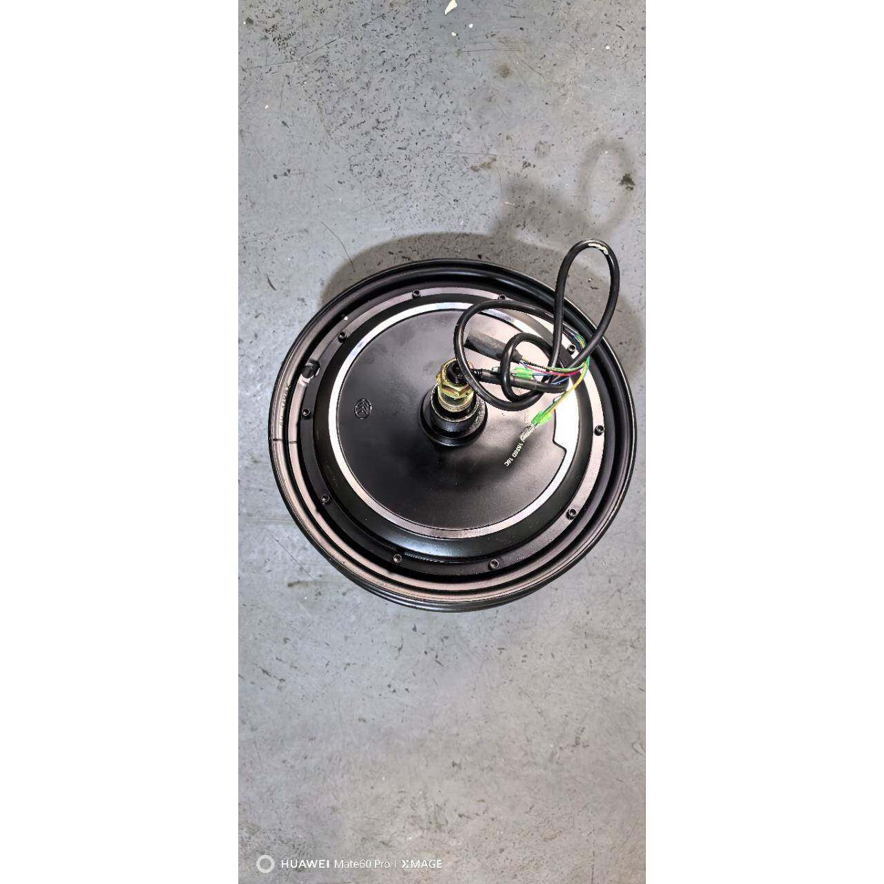 14寸电动车自行车滑板车直流无刷轮毂鼓刹电机电动车马达36V500w