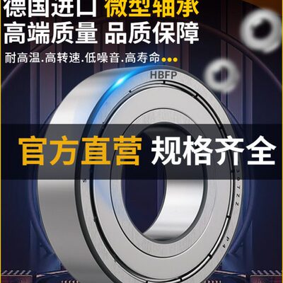 德国进口轴承型号大全6000电机6001 6002 6003 6004 6005RS高速P2