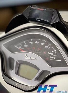 vespa150改装春天冲刺150仪表框转速标 仪表框 运动黑化维斯帕
