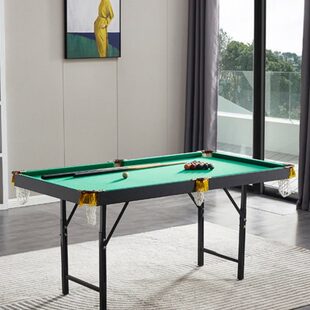儿童台球桌可升降可折叠多功能三合一小桌球台餐桌台练习台球案子