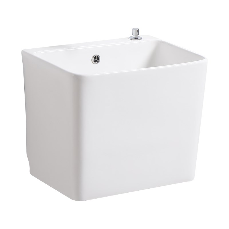 壁挂式拖把池家用卫生间阳台大y号墩布池长方形挂墙式洗拖布池其