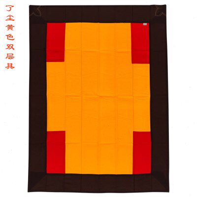 福慧佛具禅修用品寺院僧衣僧服海清绣品法师受戒卧具了尘黄双层具