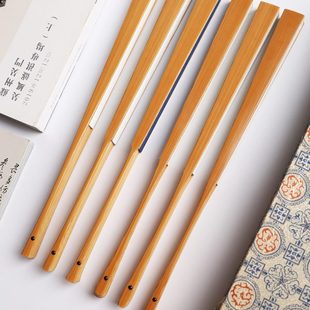 浙派李敏亮-精工玉竹折扇 手工扇单青文人扇子 古方/马牙/挑灯方