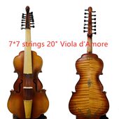 巴洛克式 风格 畅想乐器 SONG牌 7×7弦 古中提琴 雕刻琴头