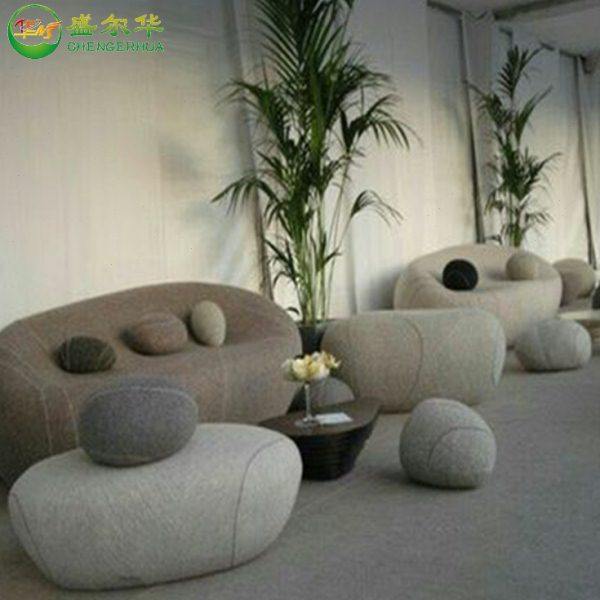 玻璃钢美陈异形组合沙发商场酒店休息区鹅卵石造型装饰休闲座椅,商业/办公家具,等候椅系列,淘宝优惠券,粉丝福利购,淘宝优惠卷