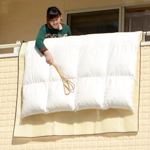 日式创意铺阳台栏杆晒被子神器加厚无纺布垫晒被垫子棉被隔脏垫