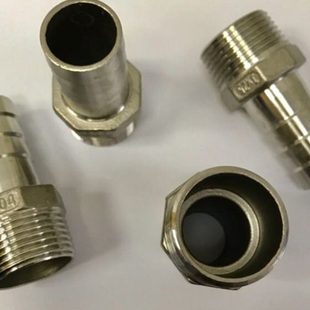 一寸-25mm不锈钢宝塔接头外螺纹锥度1''一寸DN25 宝塔咀外径25mm