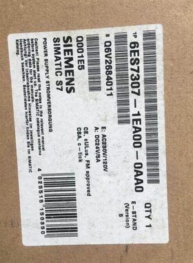 PLC 电源 6ES7307-1EA00-0AA0 6ES7 307-1EA00-0AA0