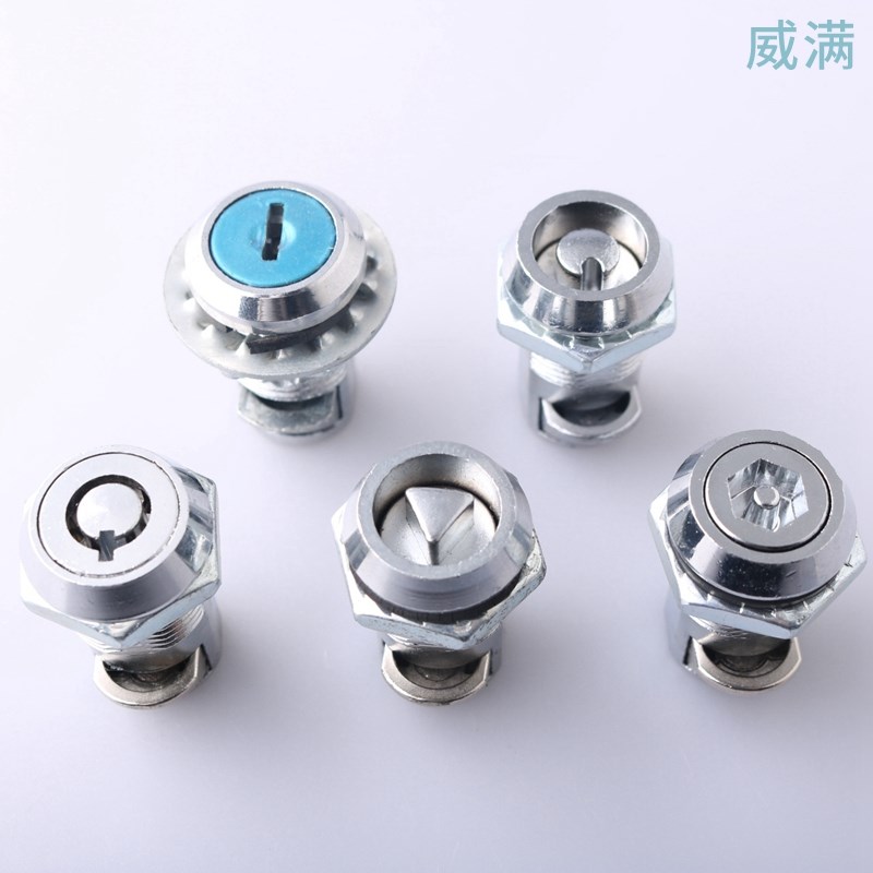 MS826圆柱锁 开关柜门锁 动力柜门锁 户外机柜R锁 铁皮柜锁 现货