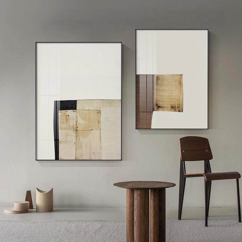 北欧风墙画现代简约抽象装饰画餐厅壁画小众色块创意个性客厅挂画,家居饰品,现代装饰画,淘宝优惠券,粉丝福利购,淘宝优惠卷