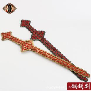 宏达铜器 仿古大中小号五帝铜钱剑家居吉祥礼品摆件