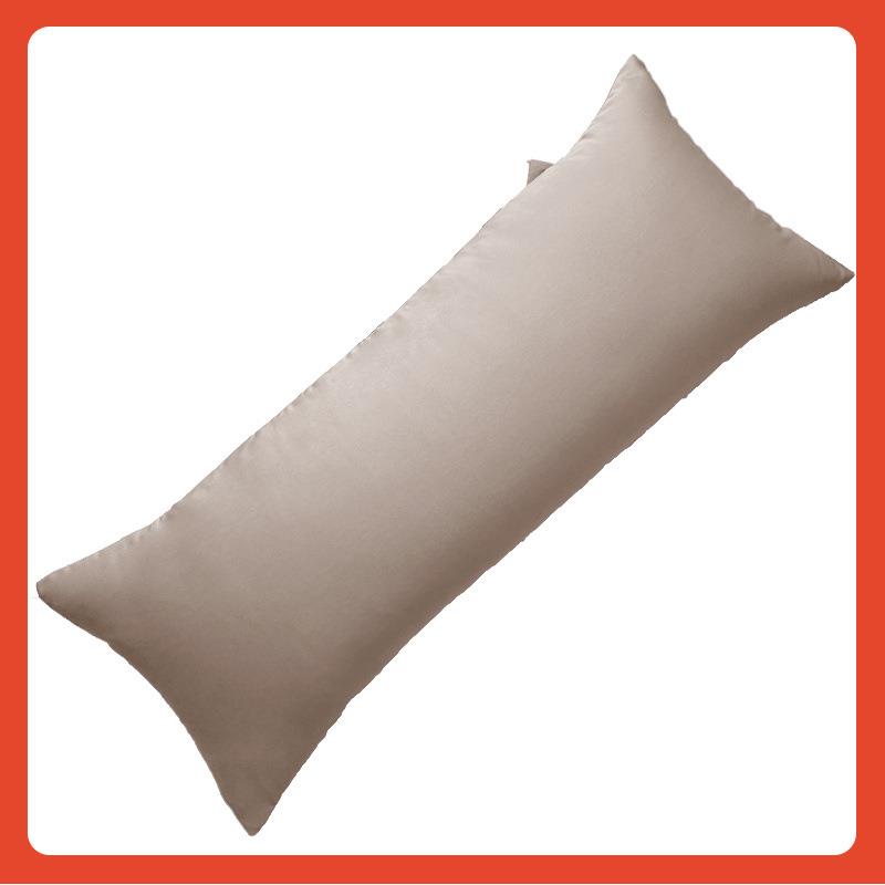 β睡觉夹腿抱枕纯棉贡缎天丝男女生成人床上长条侧睡套不含芯可