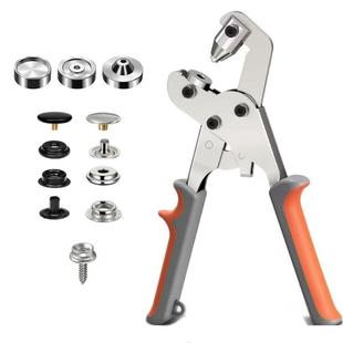 300pcs大白扣螺丝扣含新款 工具 大白扣手压钳四合扣打扣机配安装