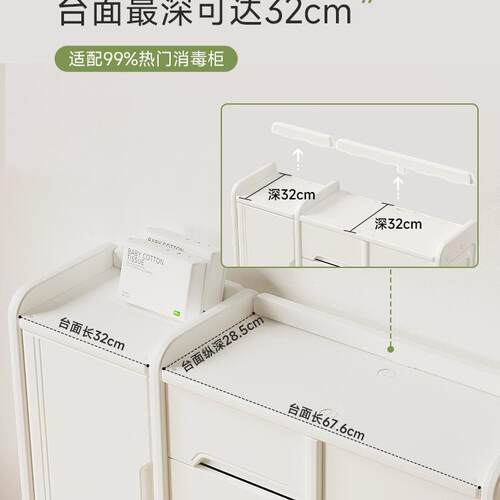 儿玩理具收纳架婴985儿喂养台多层宝童宝置物玩具整箱储物柜绢花