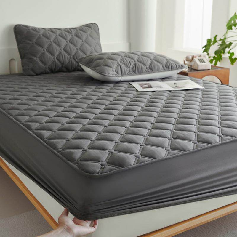 A类全棉水洗棉加厚夹棉床笠单品隔脏防尘床品单件保护套床垫床罩,床上用品,床裙,淘宝优惠券,粉丝福利购,淘宝优惠卷