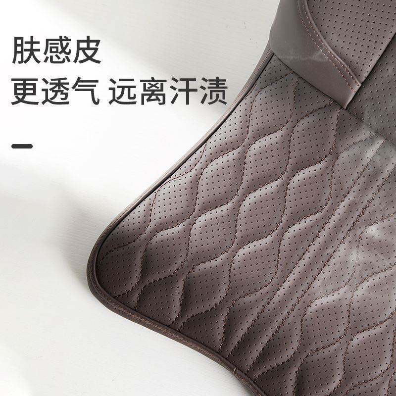 汽车透气大头枕记忆棉护颈枕车载枕头汽车用品舒适大腰靠夏季专用