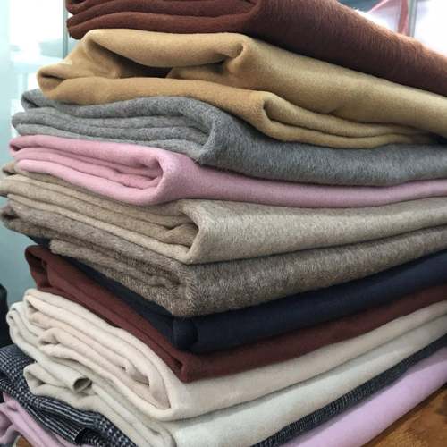 双面羊绒布头澳洲羊绒高端羊绒布头毛料全毛双面羊绒小块论斤卖