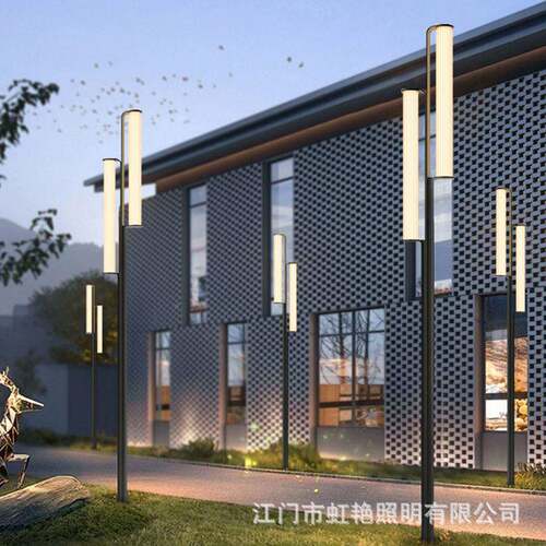 外户庭院灯防水坪灯观604小区花园广场2米3米景路草灯led灯柱杆灯
