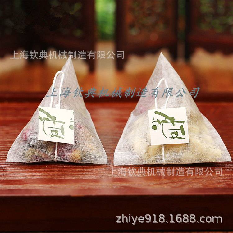 上海钦典茉莉花红茶包装机 三角包内外袋桂花茶电子秤包装机