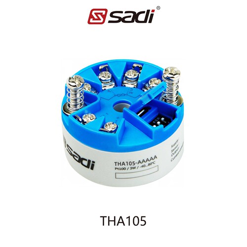 THA105拨码开关智能温度变送器/Pt100/一体化/4-20mA输出源头工厂