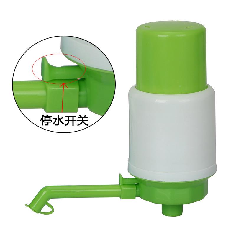 7YX压水器手压泵桶装水F75S5968泵水器抽水绿器色装手压出水泵器