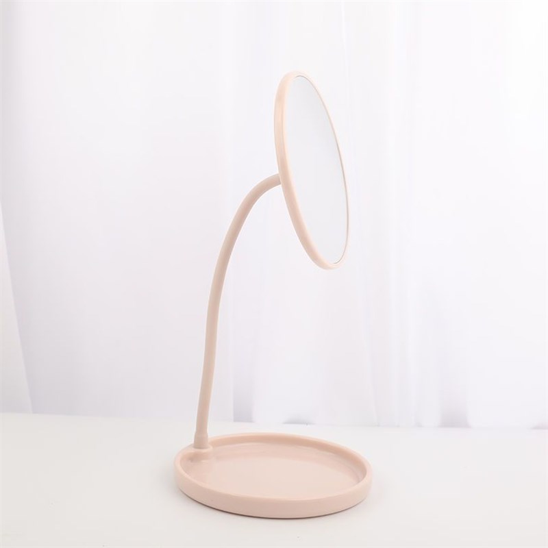 宿舍化妆镜台式桌面北欧风蘑菇头化妆镜J网红镜子便携梳妆镜补妆