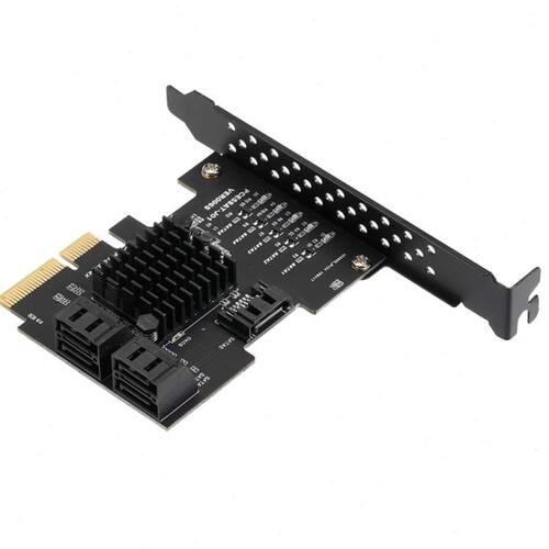 亮腾PCI-E3.0转2口5口SATA3.0扩展卡JMB585主控JMB582芯片转接卡