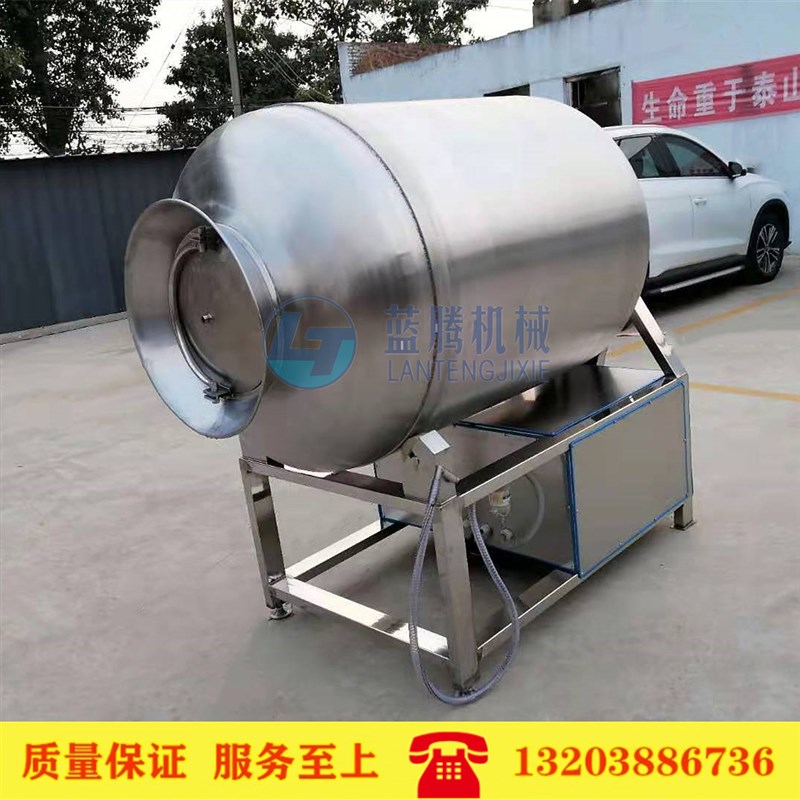 供应不锈钢真空滚揉机 变频冻猪肉鸡胸肉腌制O机 不锈钢滚筒搅拌