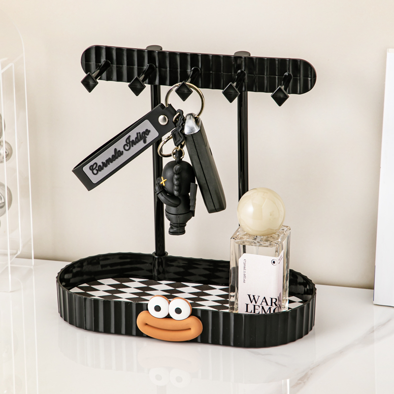 入户玄关钥e匙收纳托盘挂钩摆件创意桌面饰品小杂物收纳整理置物