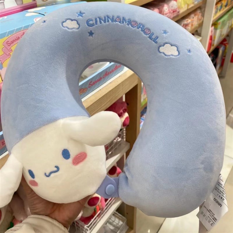 卡通玉桂狗u型枕旅行颈椎枕头记忆棉头枕枕护脖子V靠枕护颈枕午睡