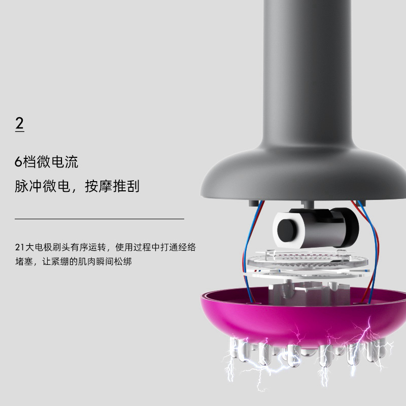 小米有品经络刷背部刮痧神器家用电动刮痧仪器全身通用经络疏通仪