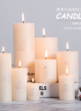 北欧简约情人节表白蜡烛浪漫摆件家居饰J品卧室客厅店铺室内摆设