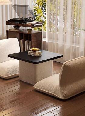 懒人沙米发榻榻床单人云浮约日式飘CTT窗米椅凳简子小椅子上靠背