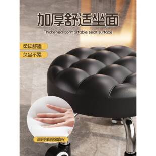 小子家用矮凳儿童带669娃学步可移动滑轮矮缝凳美厅万客向凳轮小