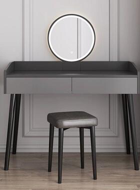 妆台卧室小型化妆化台镜小户储型物化妆柜梳主卧KBD带抽意式妆桌