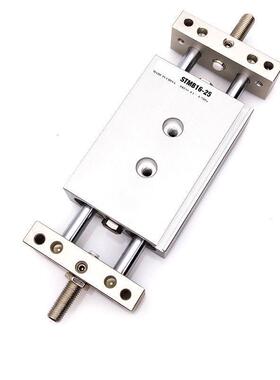 STMS双轴气缸滑双杆双出台气动缸10/16/气20/81425X100X125X150-S