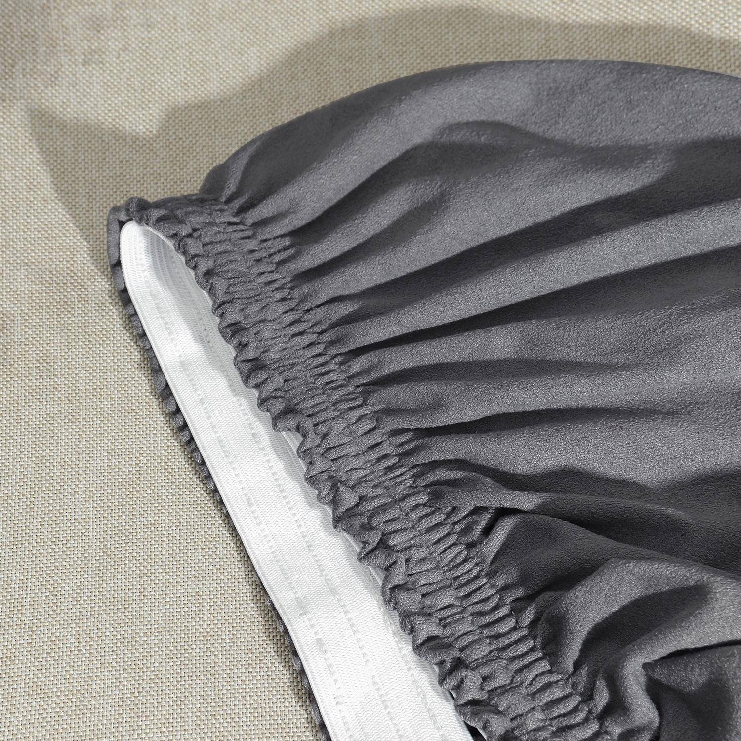 跨境全包皮麂绒防水沙发套高弹包力全居家布沙艺防水麂皮绒连发套