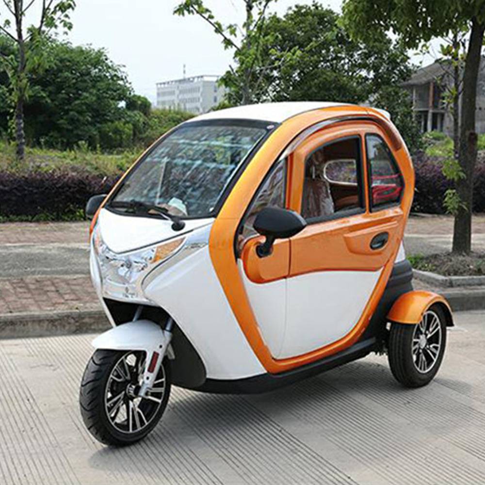 2023新款3座老年人电动三轮车认证欧洲