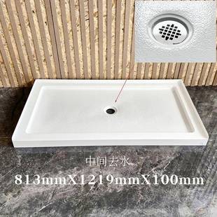 淋浴房水底盆配洗澡间干湿分离防件托底亚965克高挡力水边淋浴房