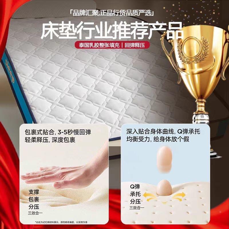 厚WBX乳胶床垫舍家用双床垫子双人可折叠学生宿单人床褥打地铺加