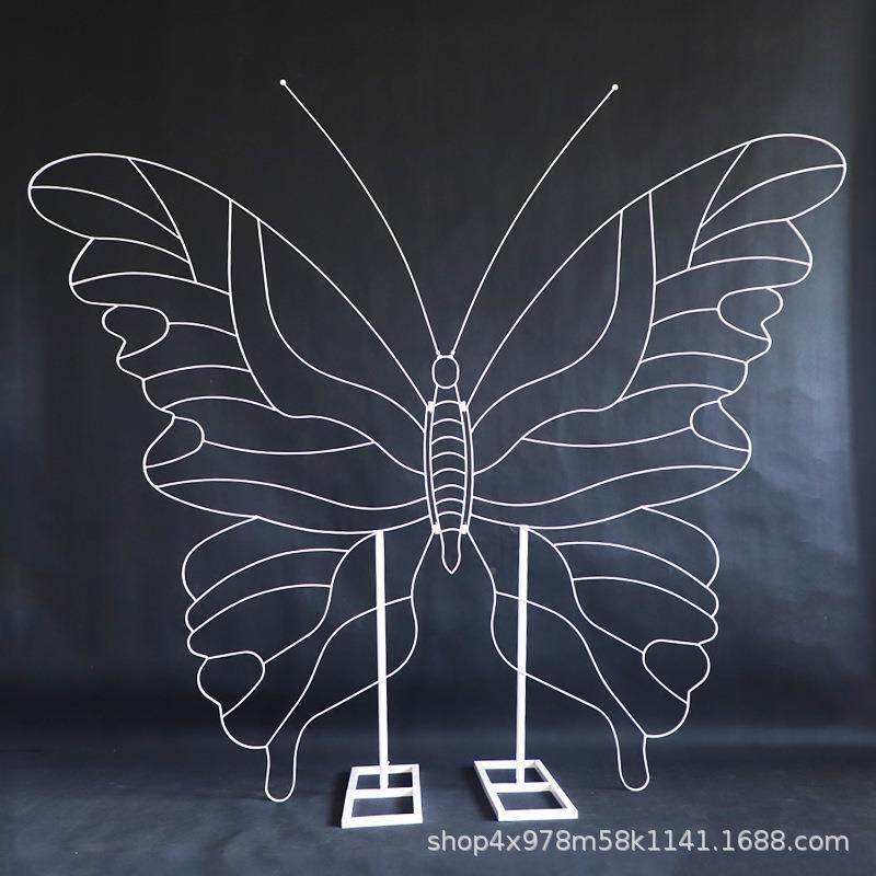 铁艺道具立体蝴蝶架饰婚礼美陈布CXN景引大型蝴蝶花布摆装件派路,节庆用品/礼品,装扮布置套餐,淘宝优惠券,粉丝福利购,淘宝优惠卷